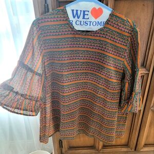 Sezane Silk Blouse 38